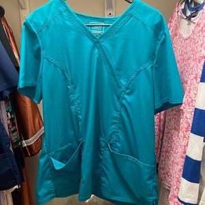 Teal Scrub Top